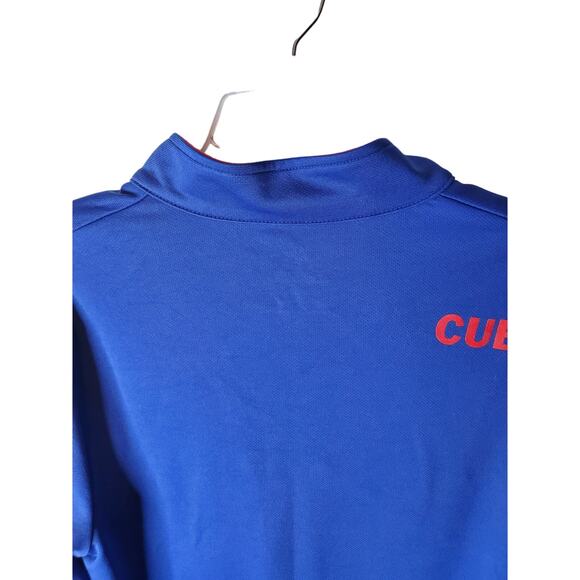 Majestic Chicago Cubs Quarter Zip Pullover, NWOT, Medium - Picture 4 of 6